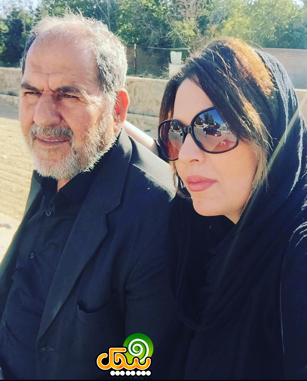 گیتی قاسمی و همسرش