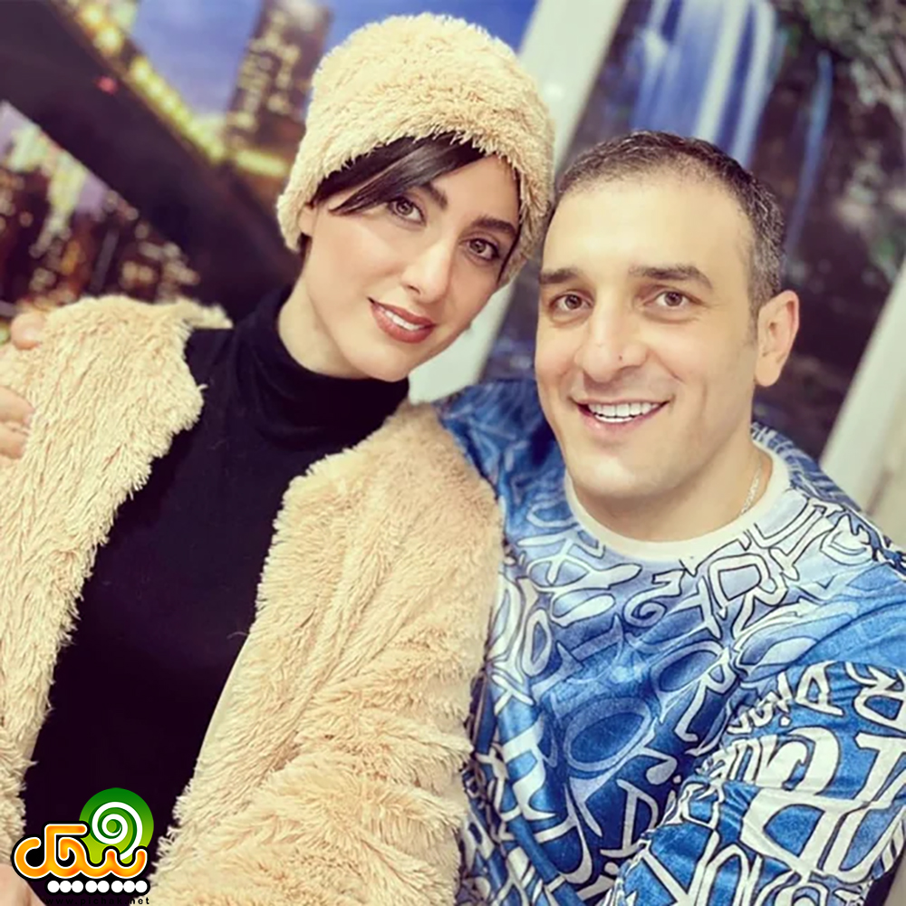 میثم درویشان پور و همسرش