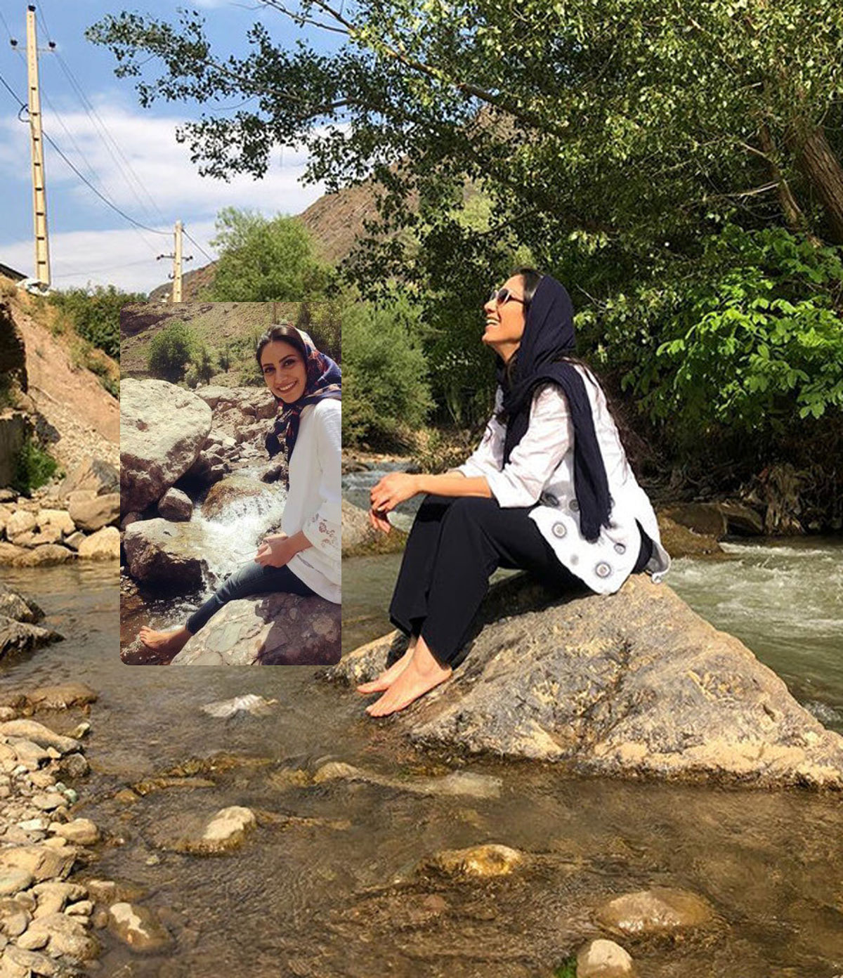 پاهای مونا فرجاد