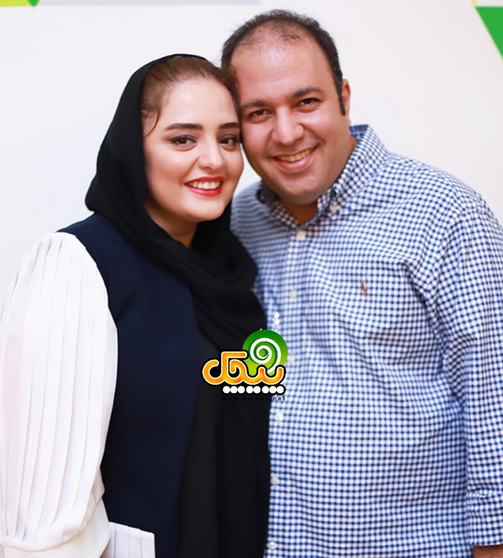 نرگس محمدی و همسر