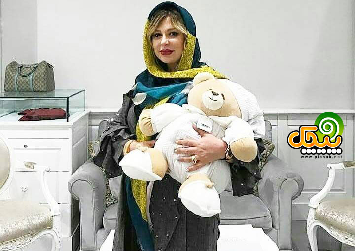 نیوشا ضیغمی در دوران بارداری