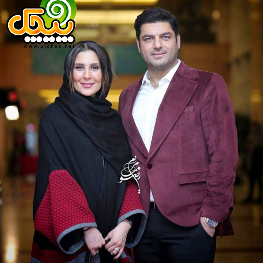 سام درخشانی و همسر